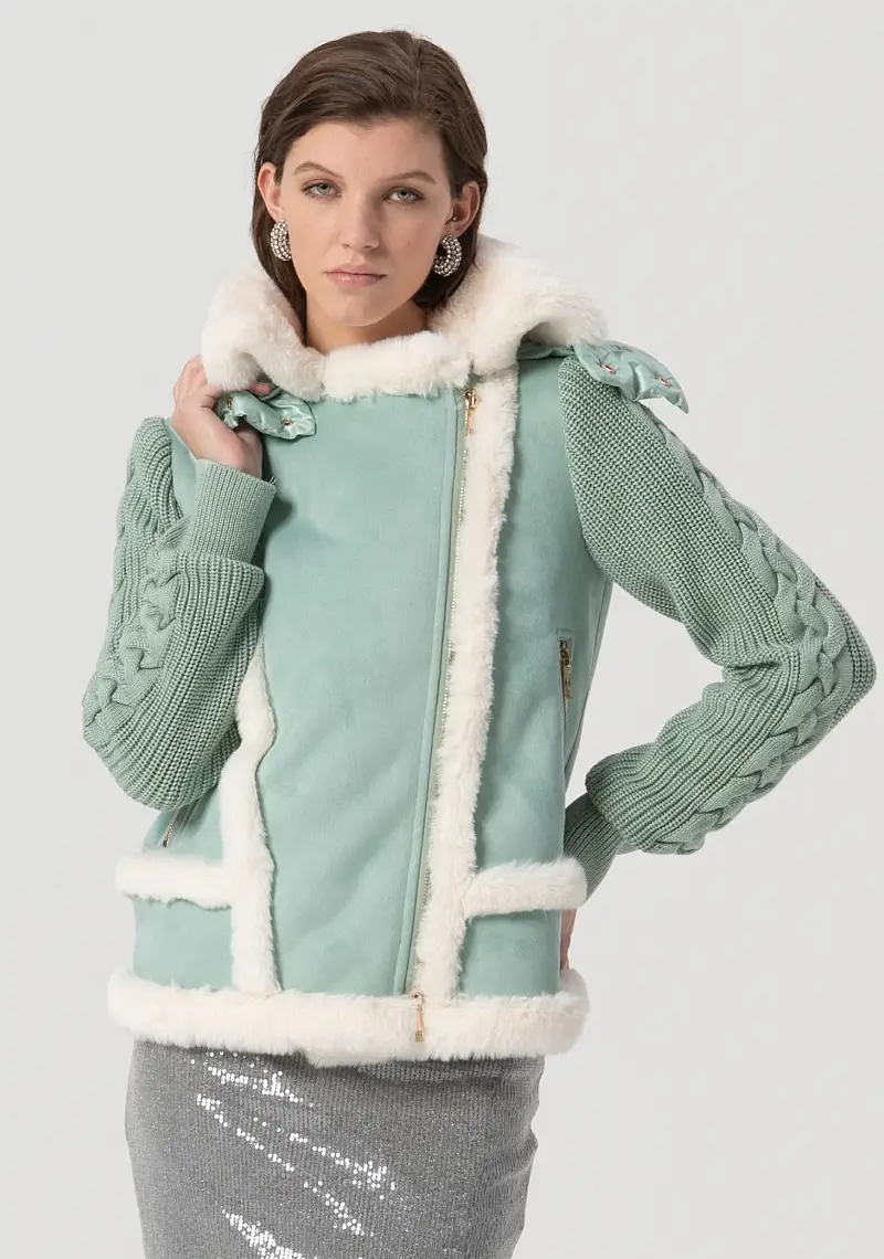 Giacca regular modello biker