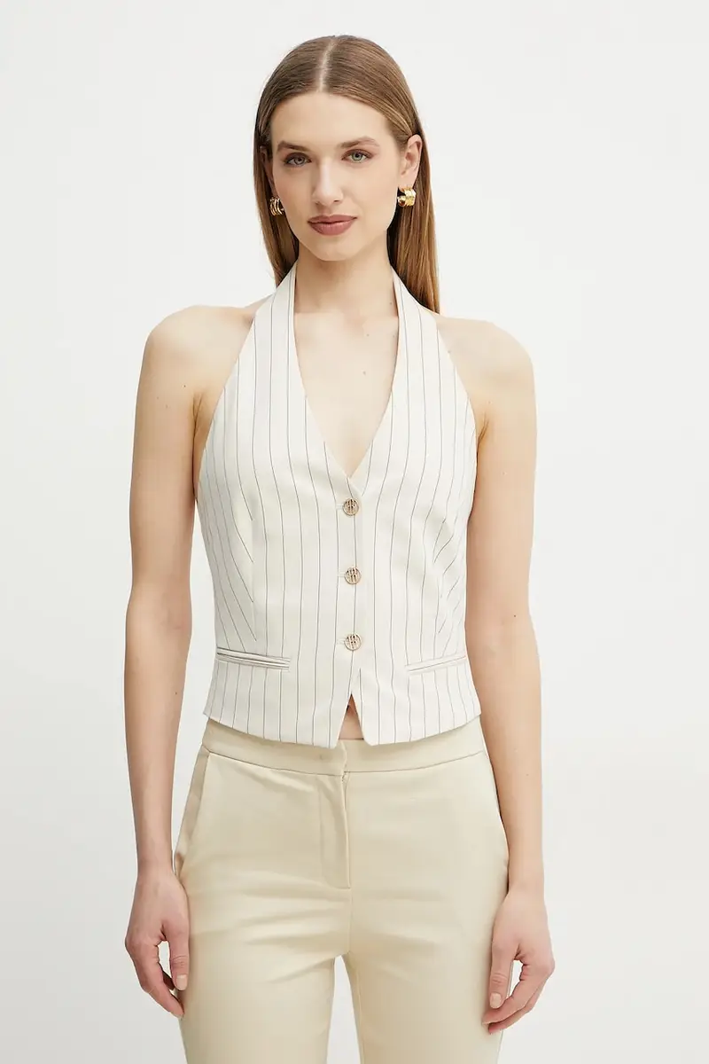 gilet colore beige FR25SJ5002W761D4