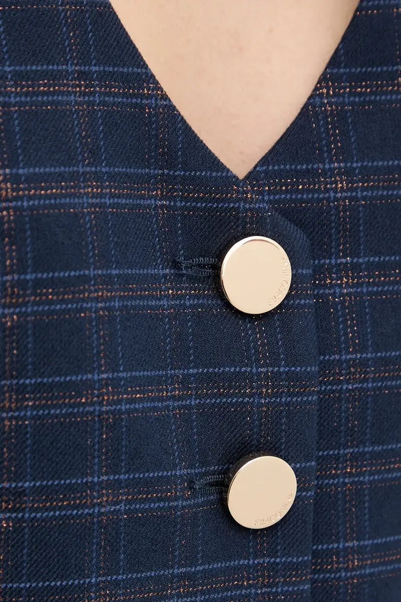 gilet colore blu FS25WJ5002W56195 miniatura 5