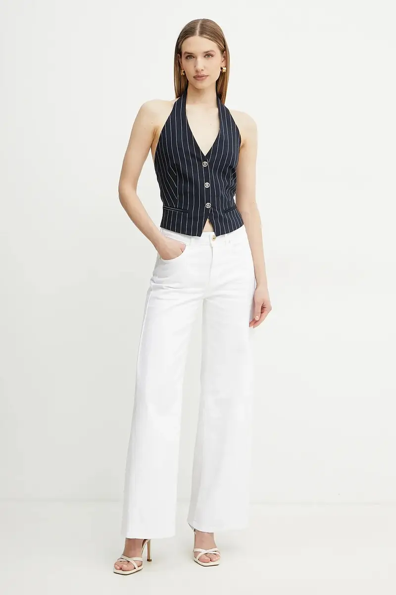 gilet colore blu navy FR25SJ5002W761D4 miniatura 2