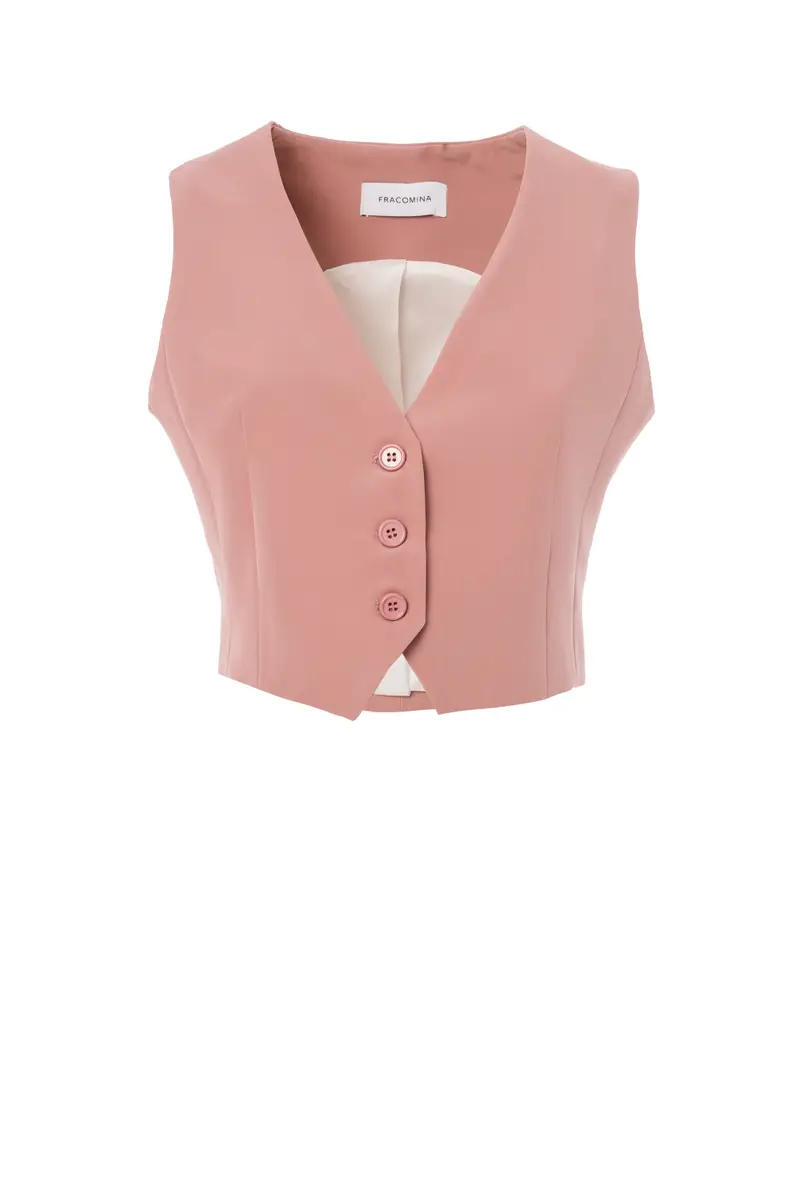 Fracomina Gilet Rosa 2364216