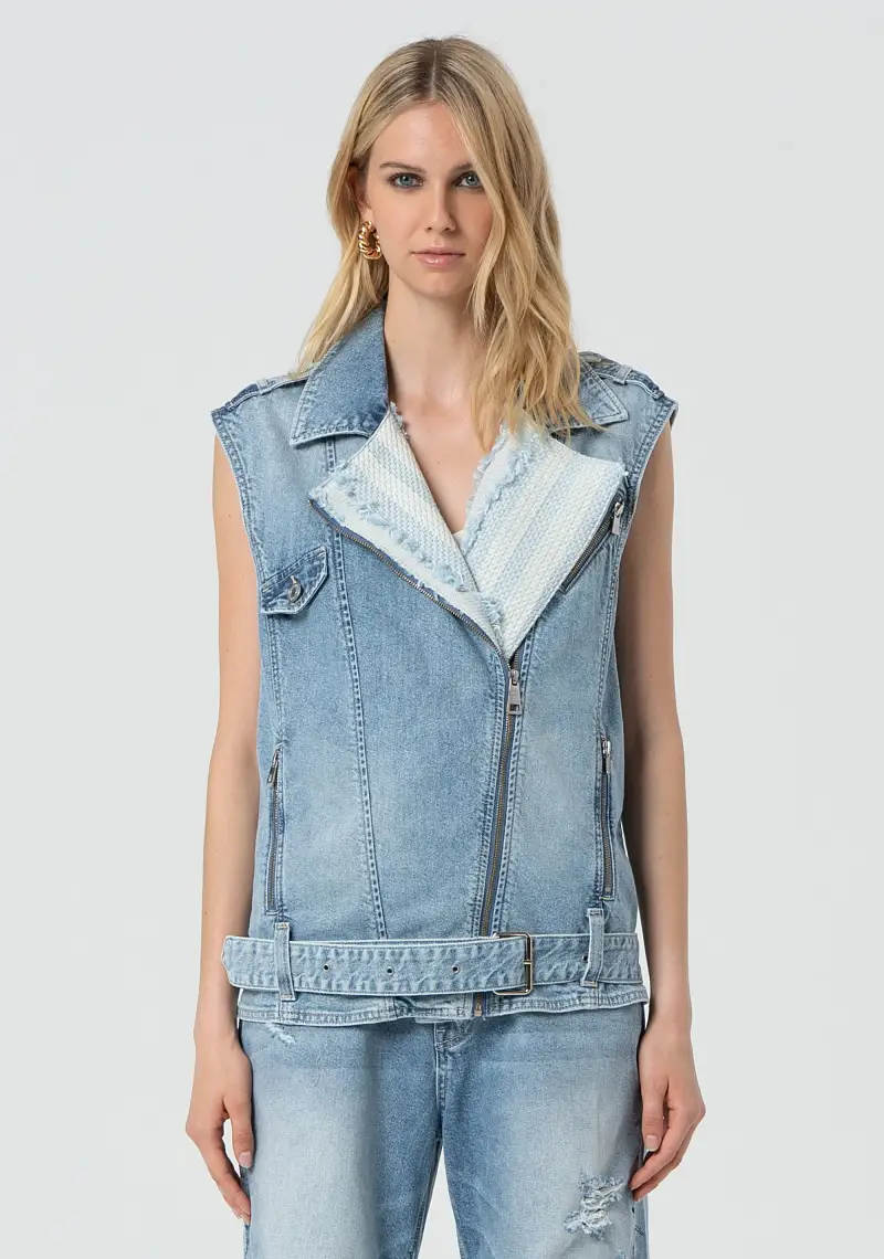 Fracomina Gilet Denim 3511409