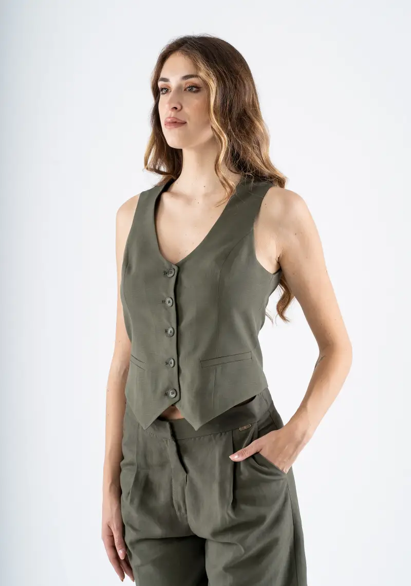 Fracomina Gilet 4211655 miniatura 2