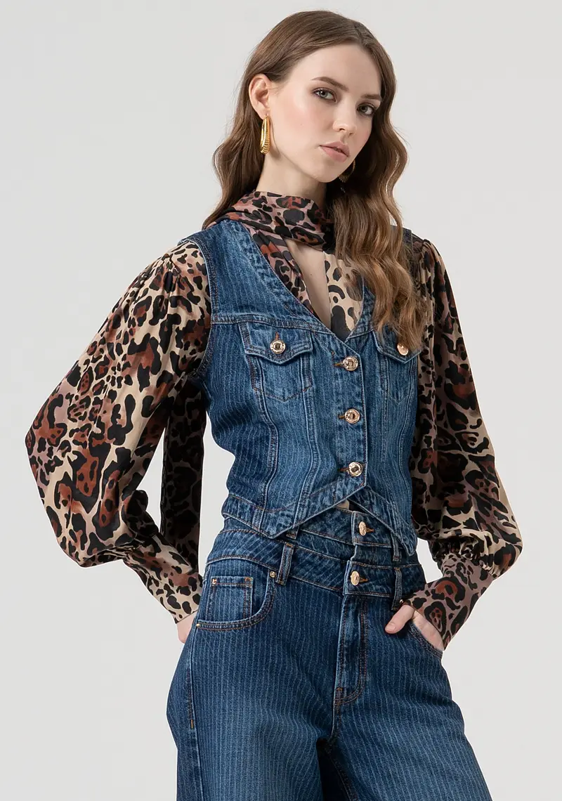 Fracomina Gilet Denim 2362975