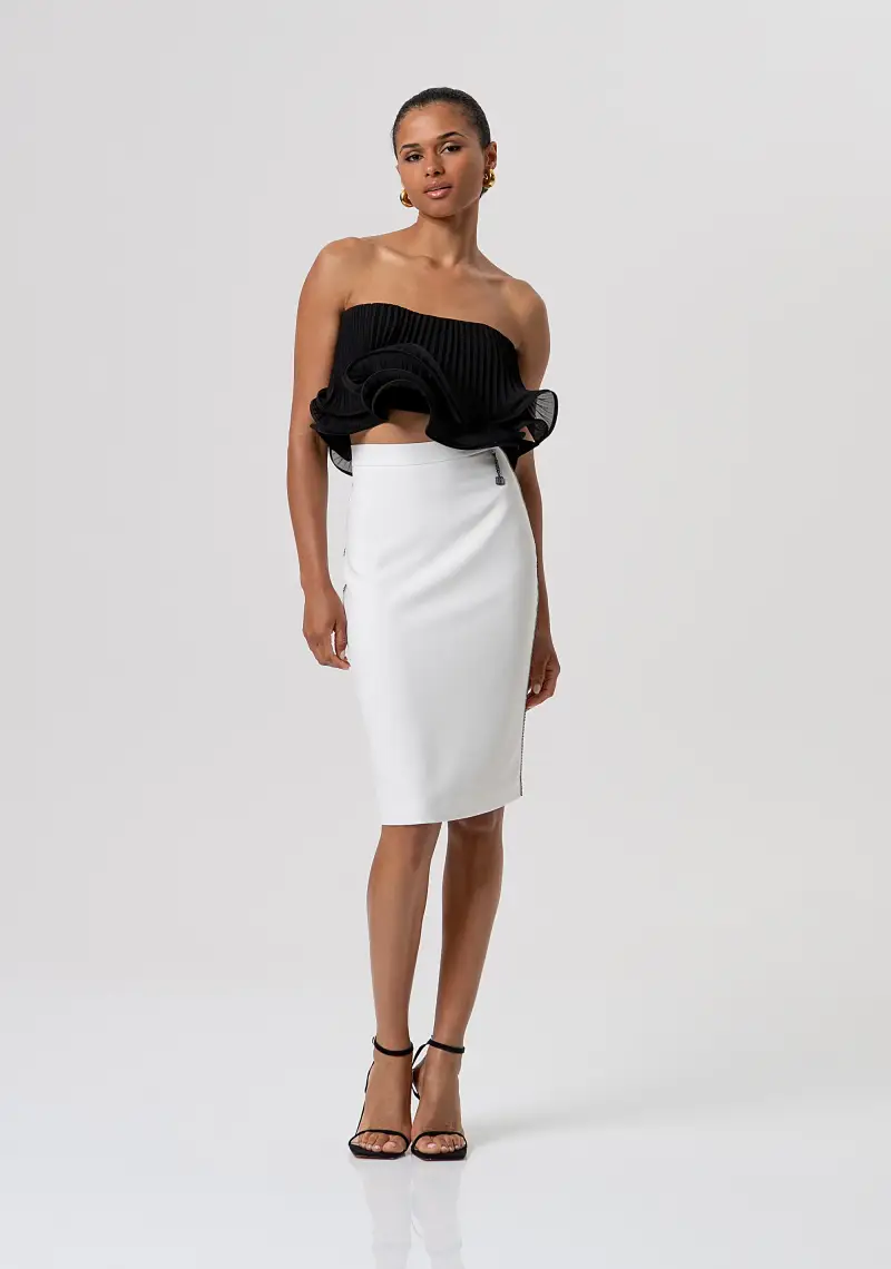 Gonna a tubino slim midi