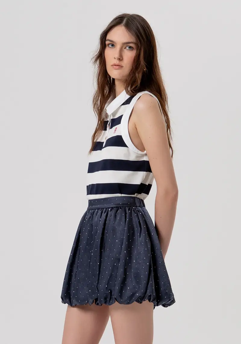 Gonna flare balloon in fantasia a pois miniatura 2