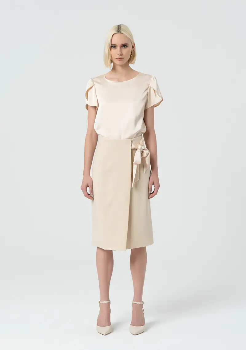 Gonna regular a tubino midi