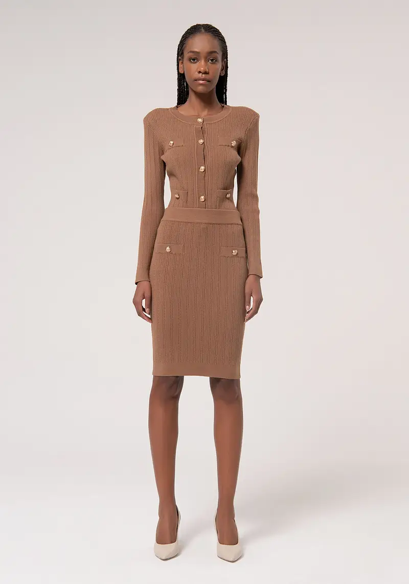 Gonna slim in maglia