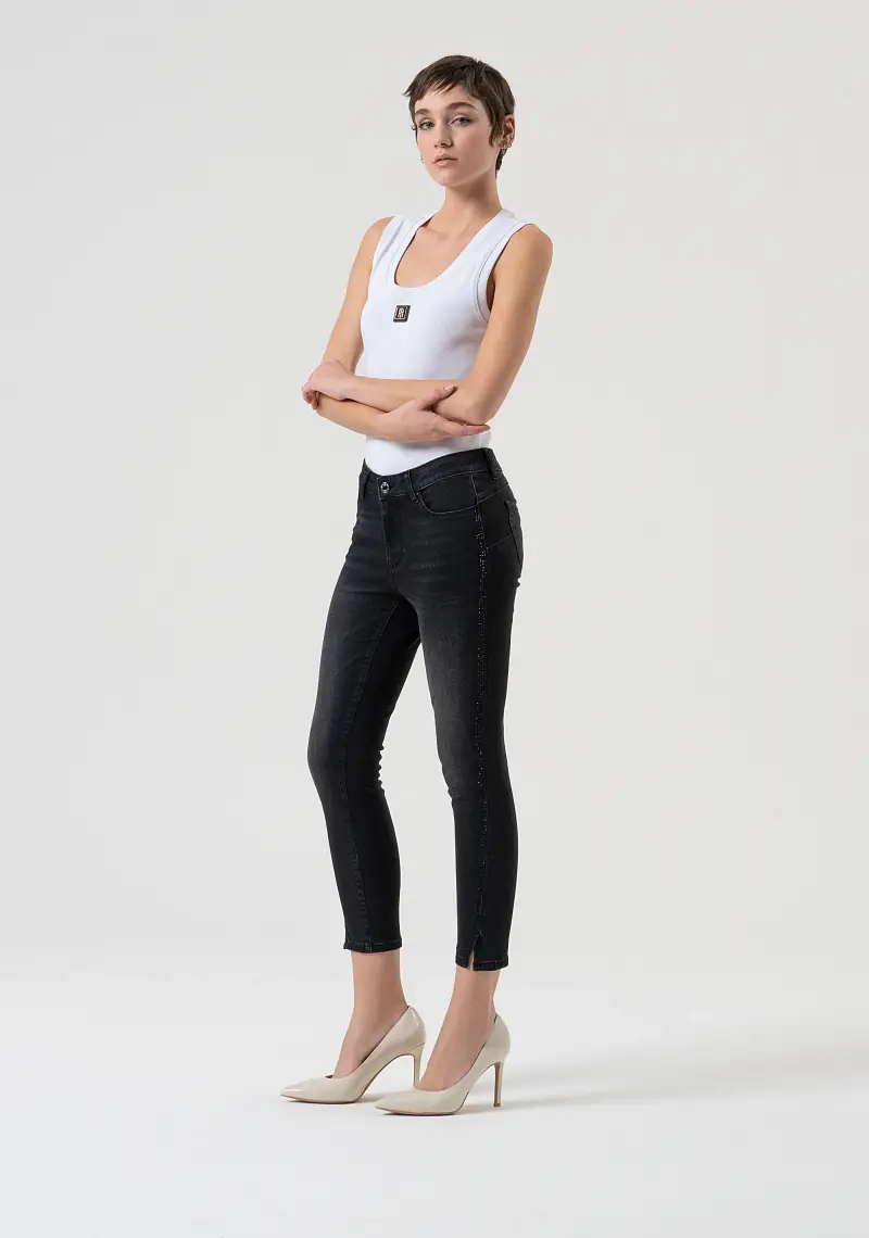 Fracomina Jeans Nero 2679688 miniatura 2