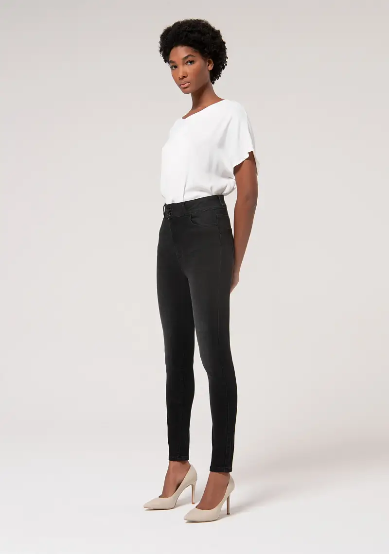 Fracomina Jeans Nero 3839398 miniatura 2