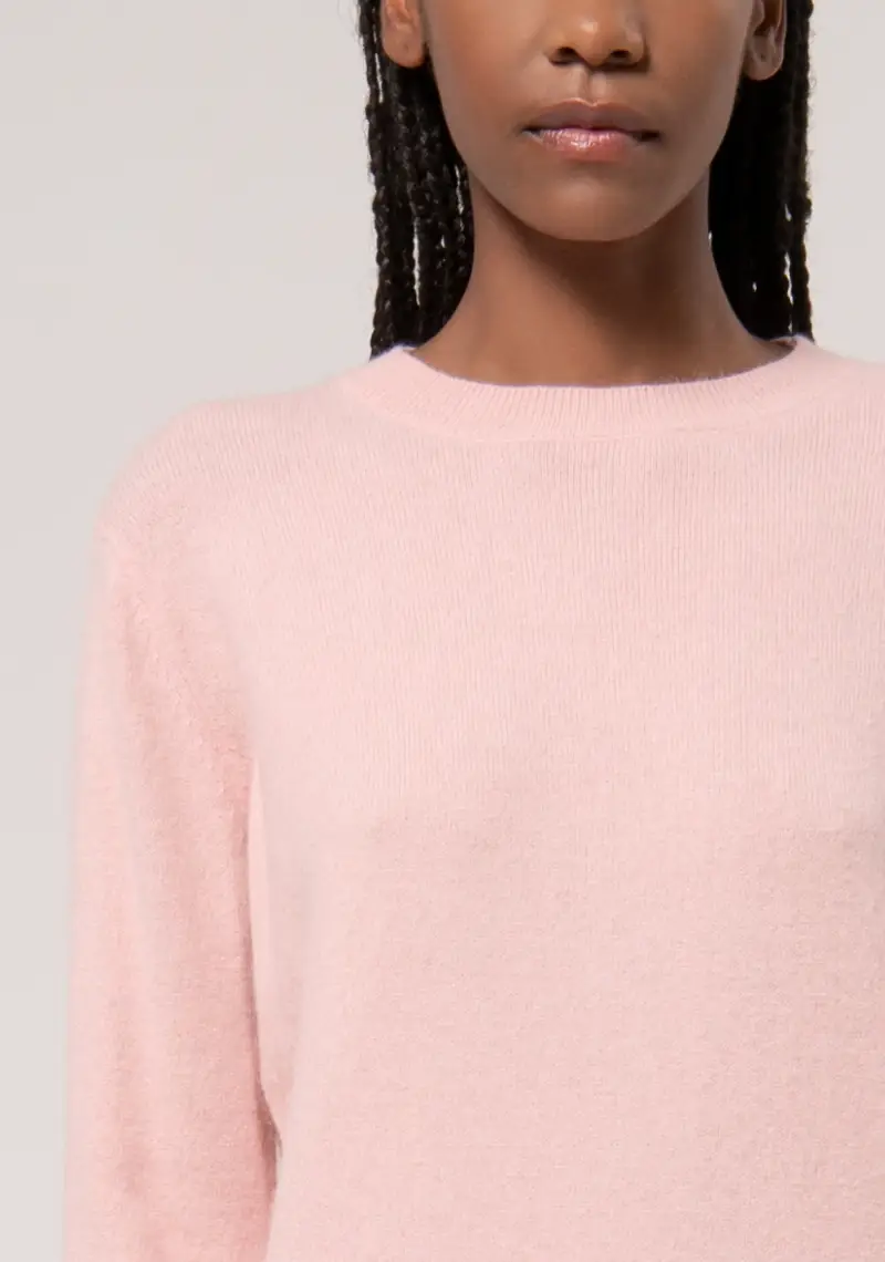 Maglia ampia con lana miniatura 2