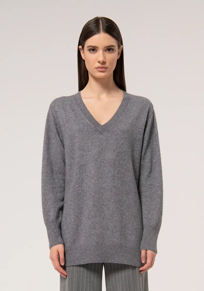 Maglia ampia con lana