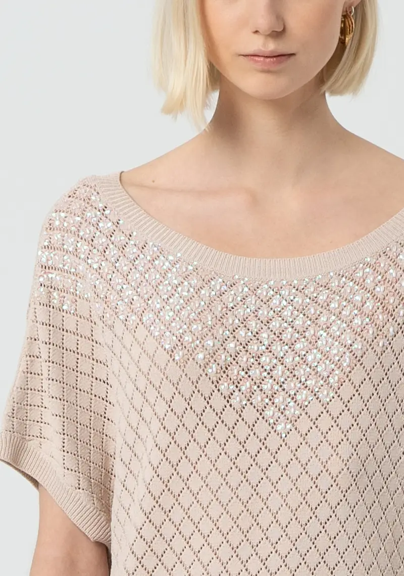 Maglia loose traforata miniatura 2