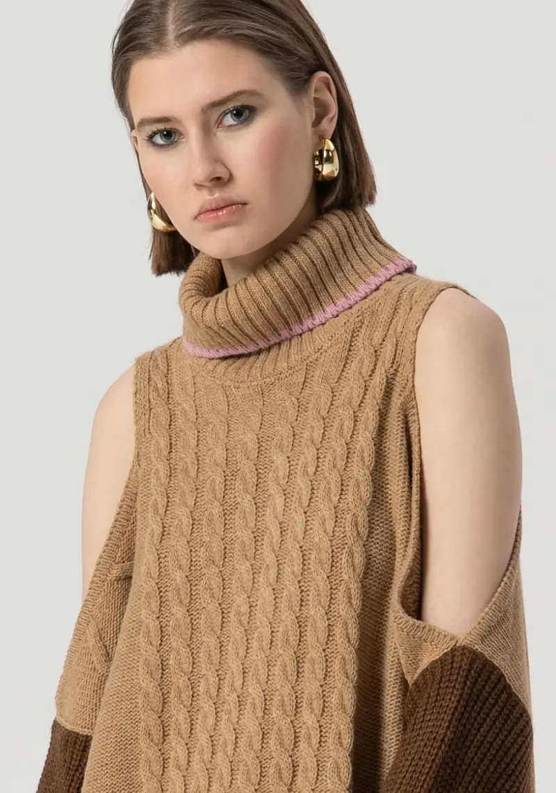 Maglia over con lana e alpaca miniatura 2