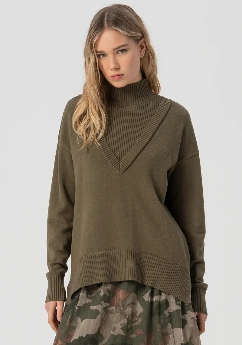 Maglia over con viscosa