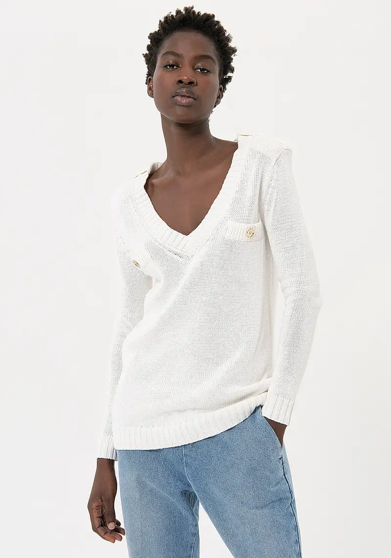 Maglia over in cotone