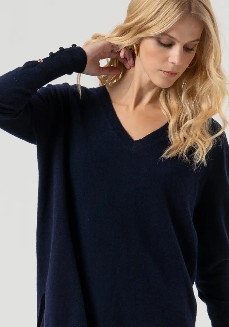 Maglia over in lana miniatura 2