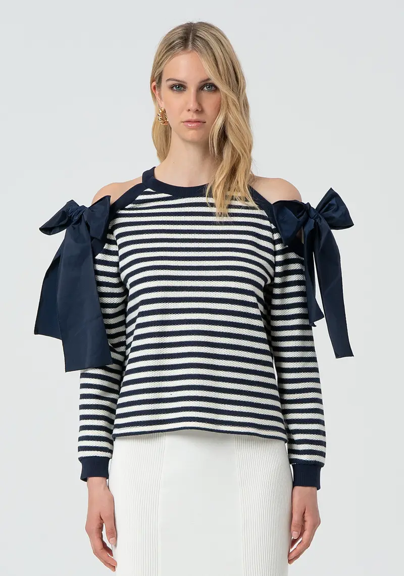 Maglia regular a righe