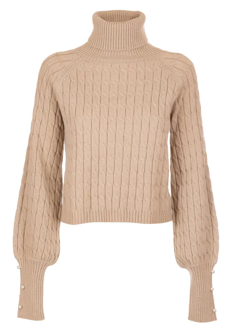 Maglia regular a trecce