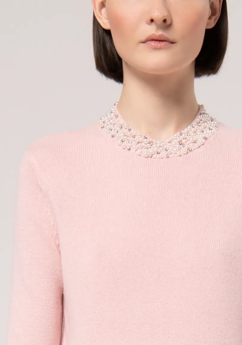 Maglia regular con lana e cachemire miniatura 2