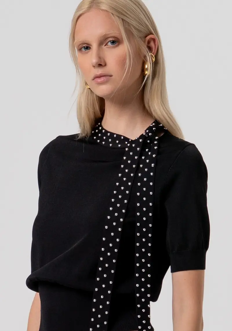 Maglia regular con maniche corte miniatura 2