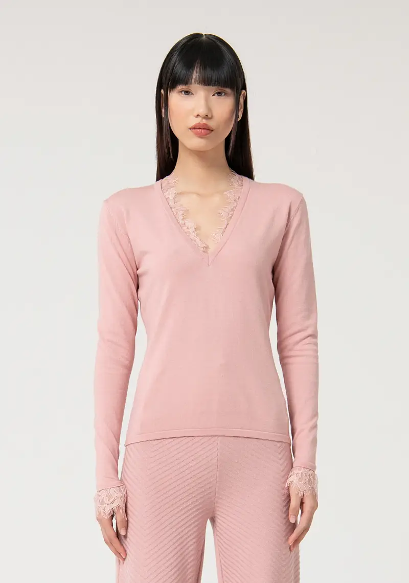 Maglia regular con scollo a V