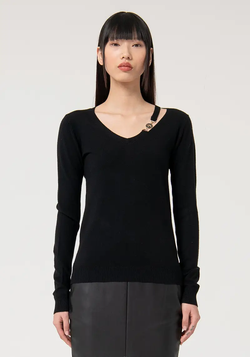 Maglia regular con scollo a V