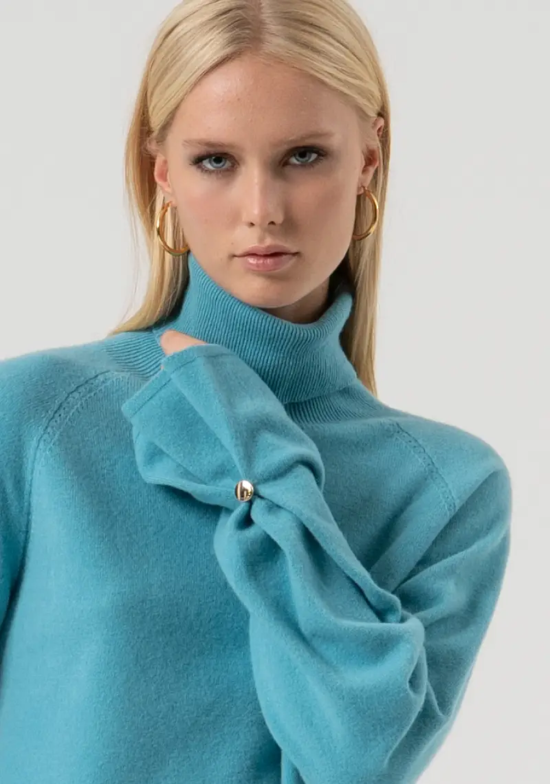 Maglia regular in lana miniatura 2