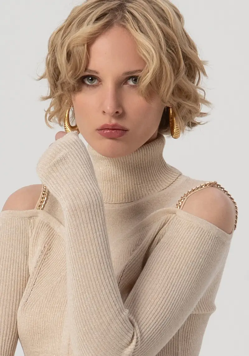 Maglia slim a coste miniatura 2