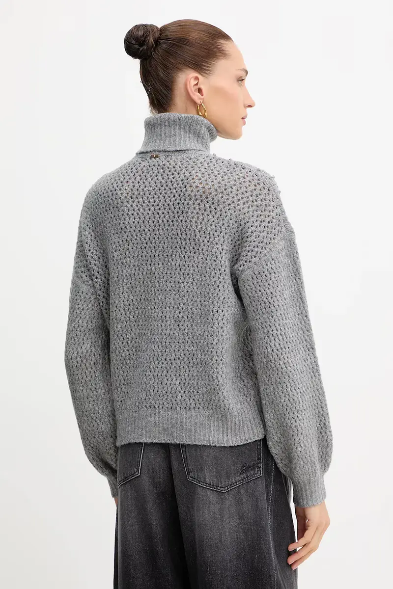 maglione donna colore grigio FS25WT7009K45701 miniatura 3