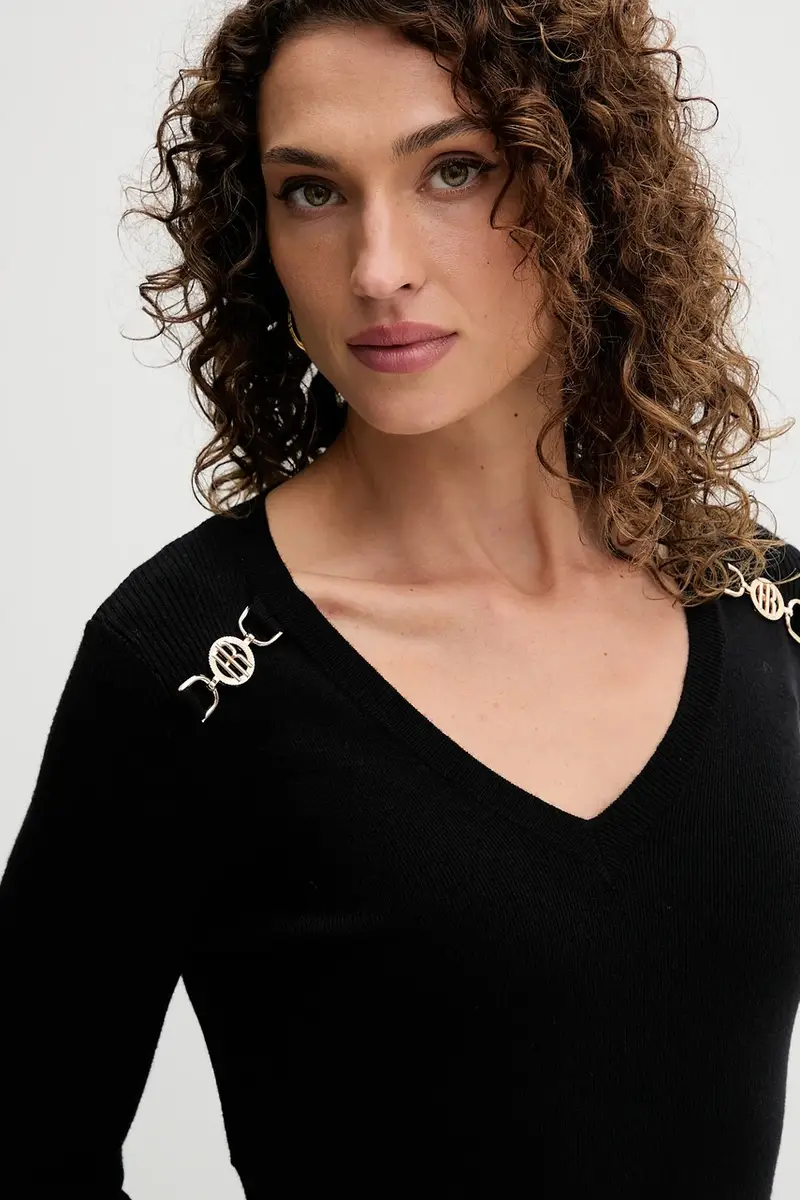 maglione donna colore nero FR25WT7025K43301 miniatura 4