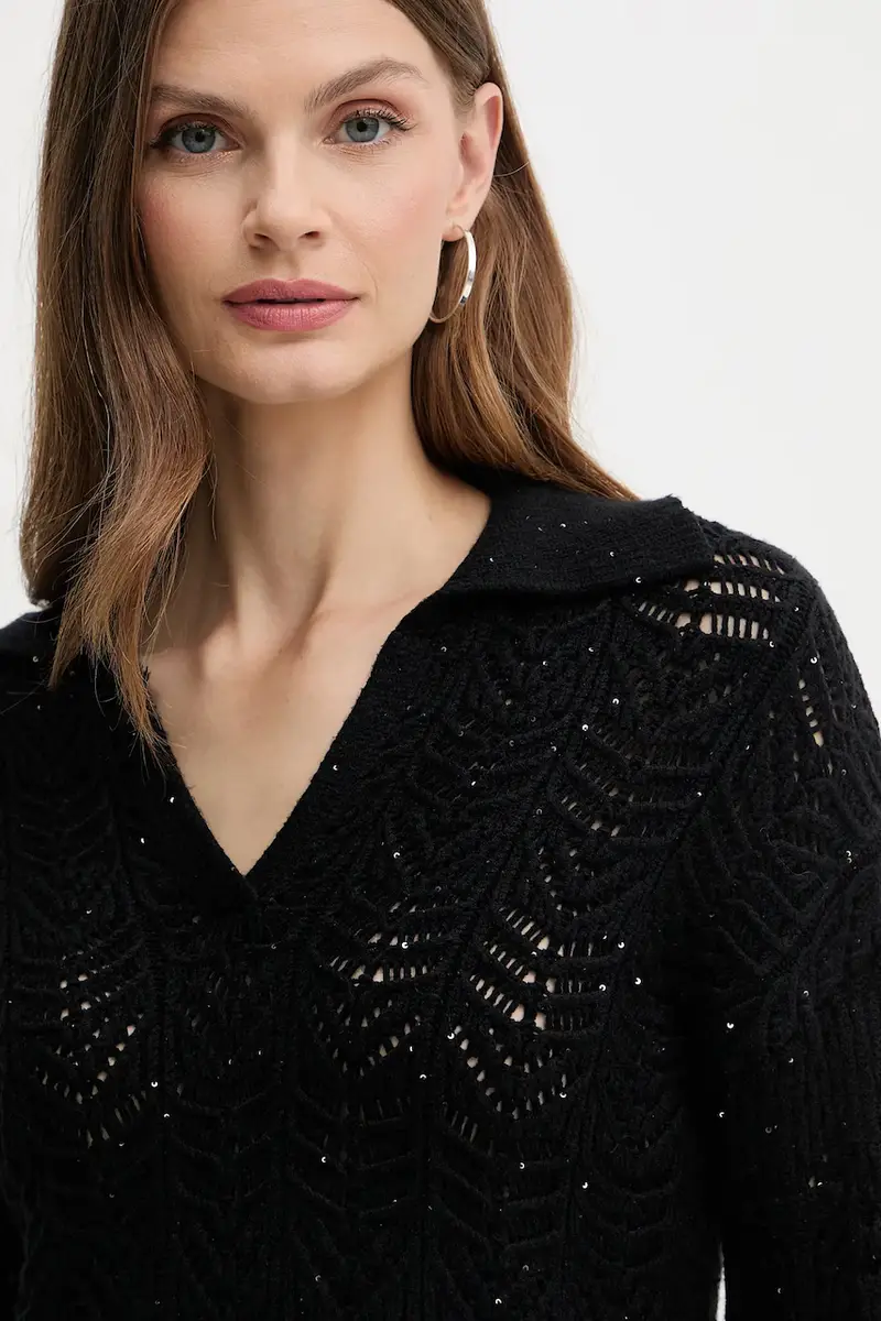 maglione donna colore nero FS25WT7032K53801 miniatura 4