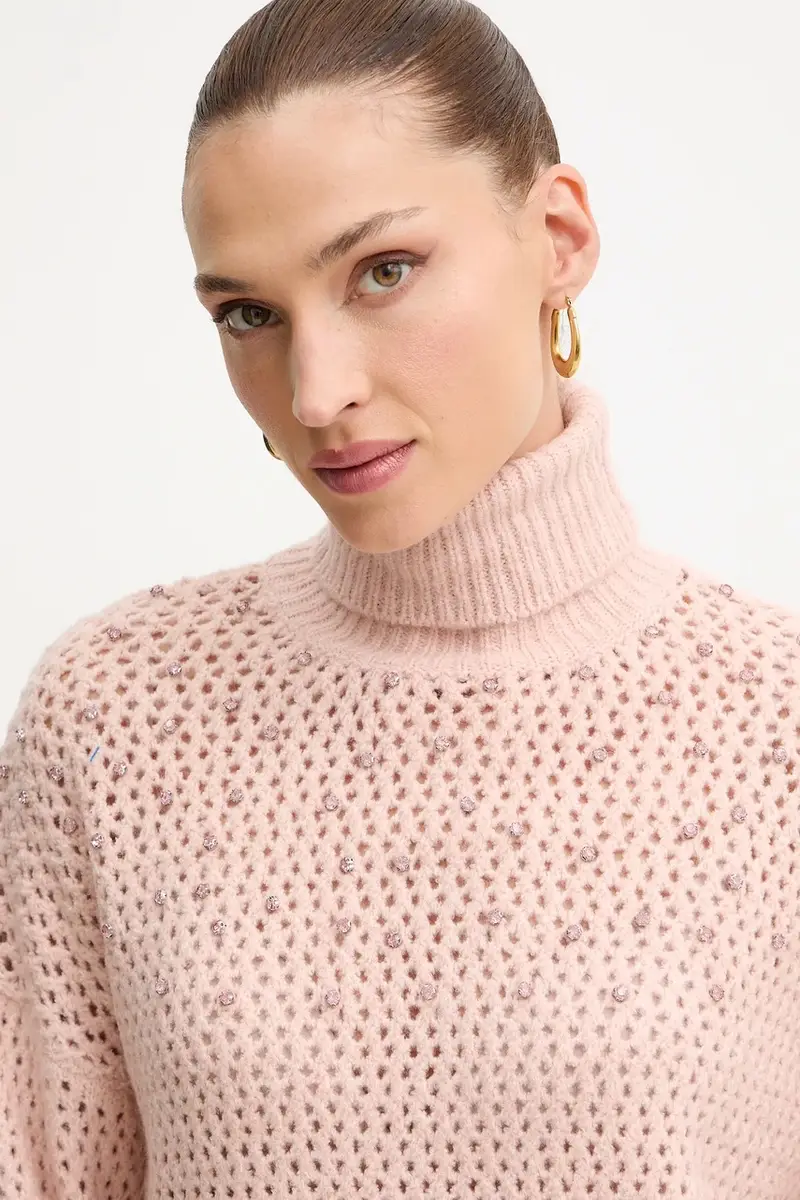 maglione donna colore rosa FS25WT7009K45701 miniatura 4