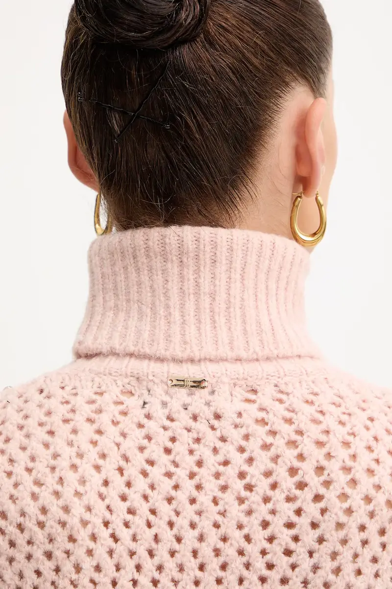 maglione donna colore rosa FS25WT7009K45701 miniatura 5