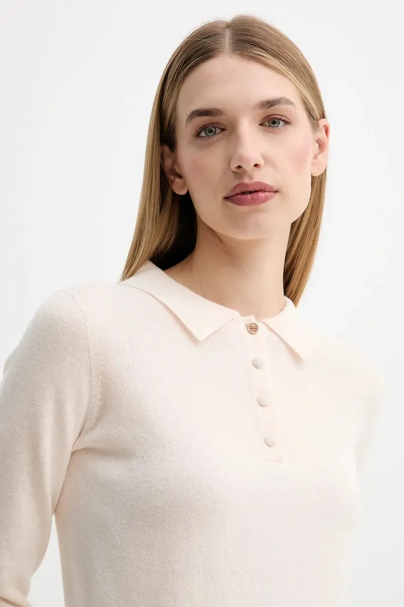 maglione in lana donna colore arancione FR25WT7008K47301 miniatura 4