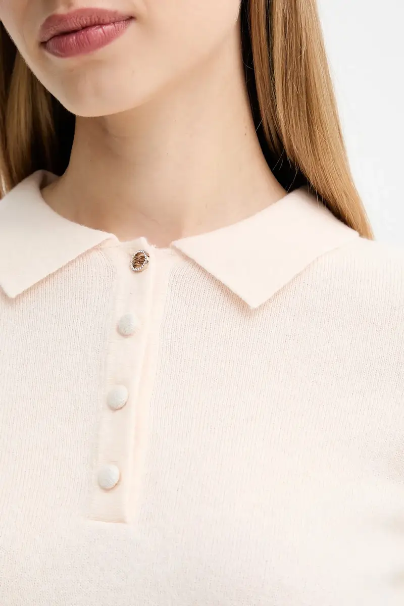 maglione in lana donna colore arancione FR25WT7008K47301 miniatura 5