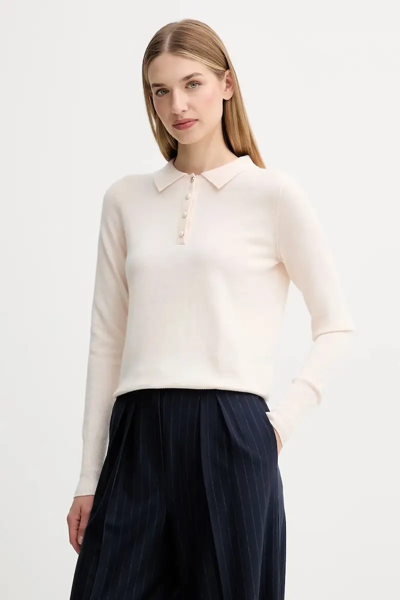 maglione in lana donna colore arancione FR25WT7008K47301