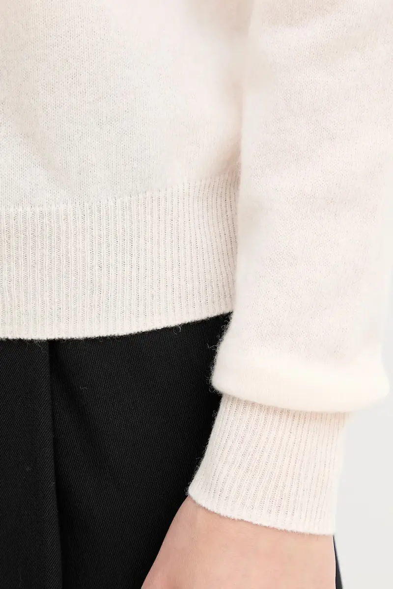 maglione in lana donna colore arancione FR25WT7012K47301 miniatura 5