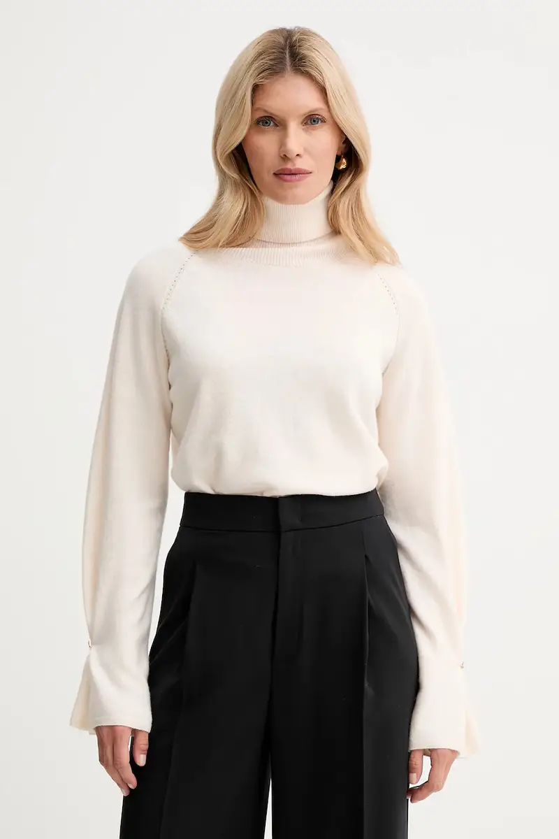 maglione in lana donna colore arancione FR25WT7013K47301