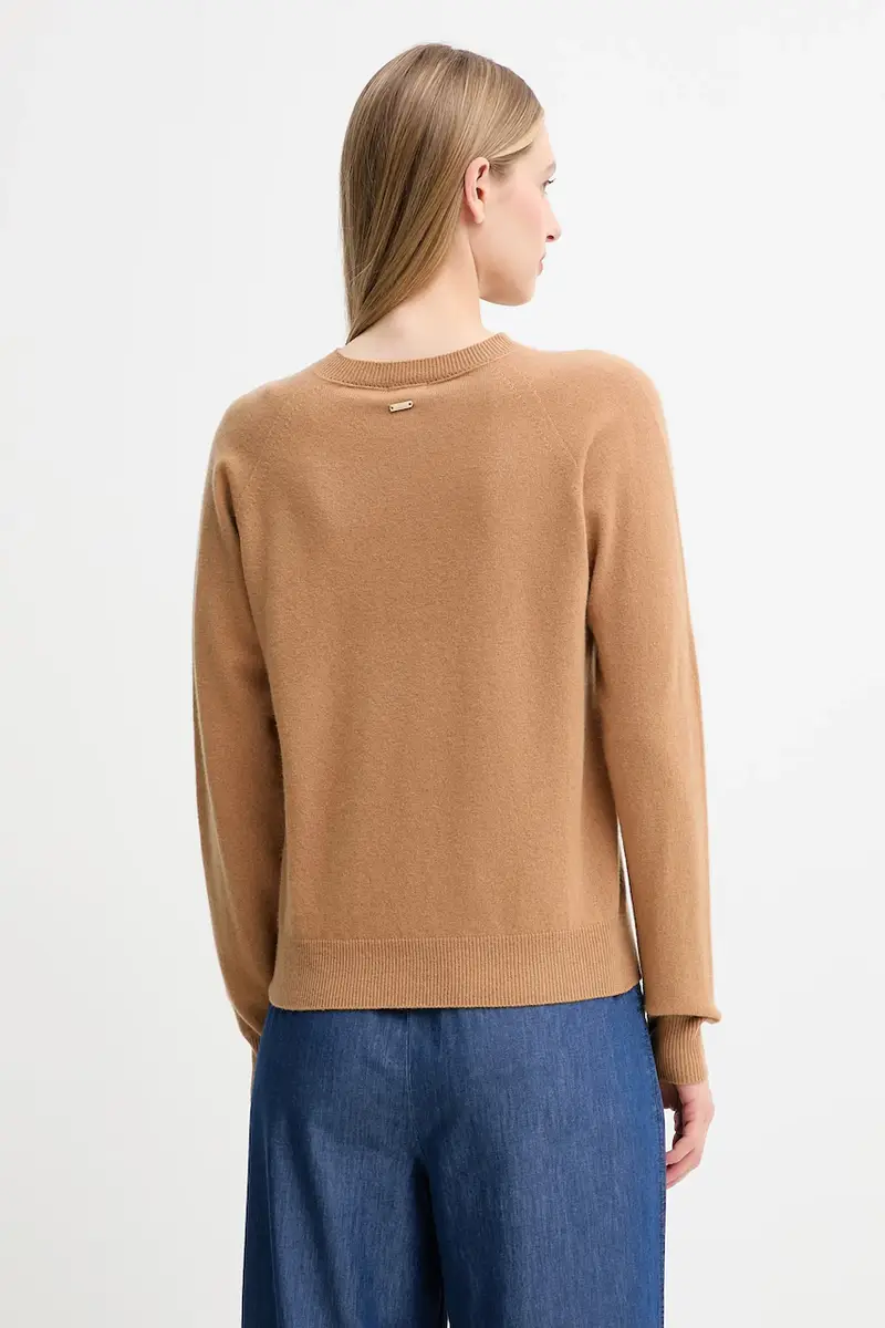 maglione in lana donna colore beige FR25WT7012K47301 miniatura 3