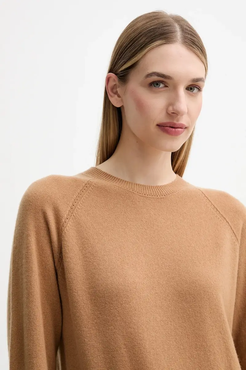 maglione in lana donna colore beige FR25WT7012K47301 miniatura 4