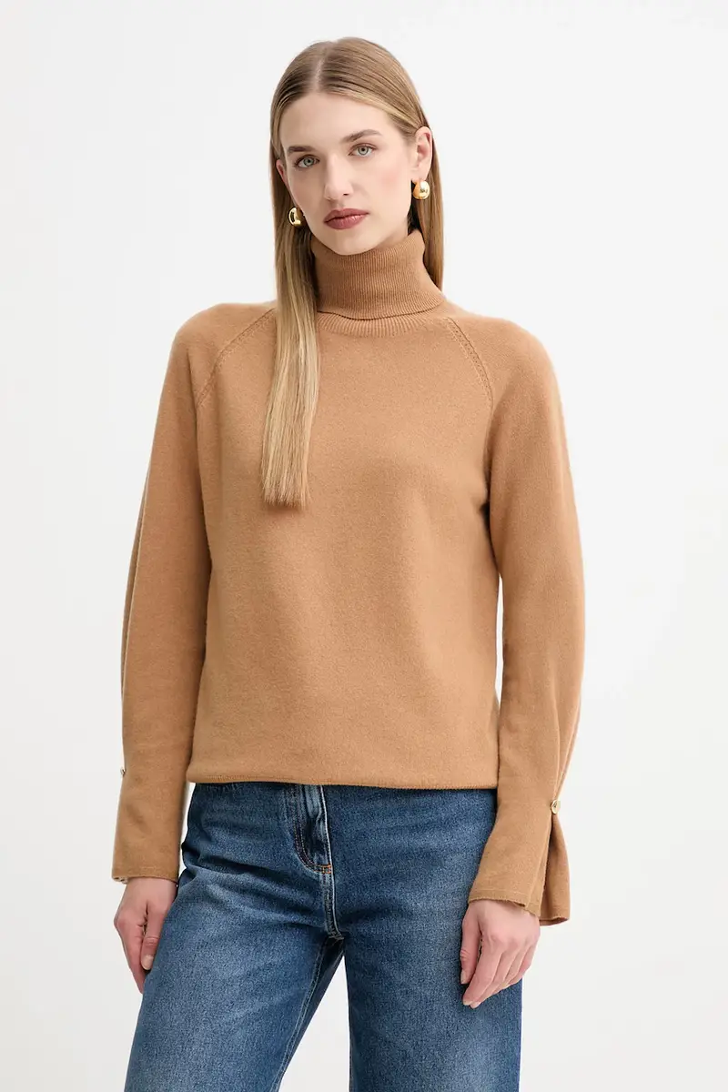 maglione in lana donna colore beige FR25WT7013K47301