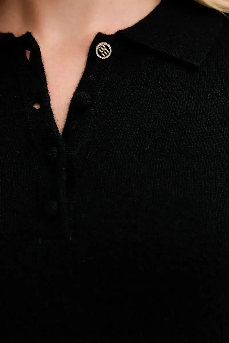 maglione in lana donna colore nero FR25WT7008K47301 miniatura 5