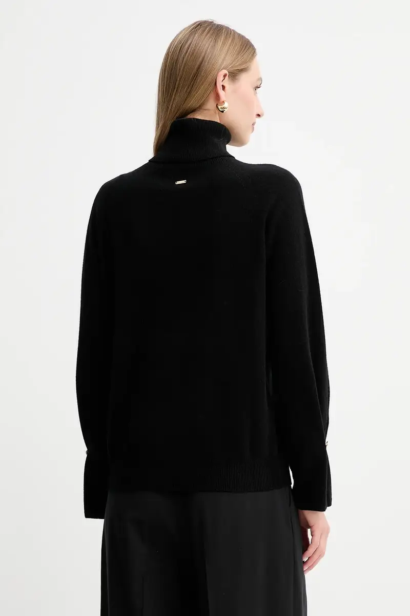 maglione in lana donna colore nero FR25WT7013K47301 miniatura 3