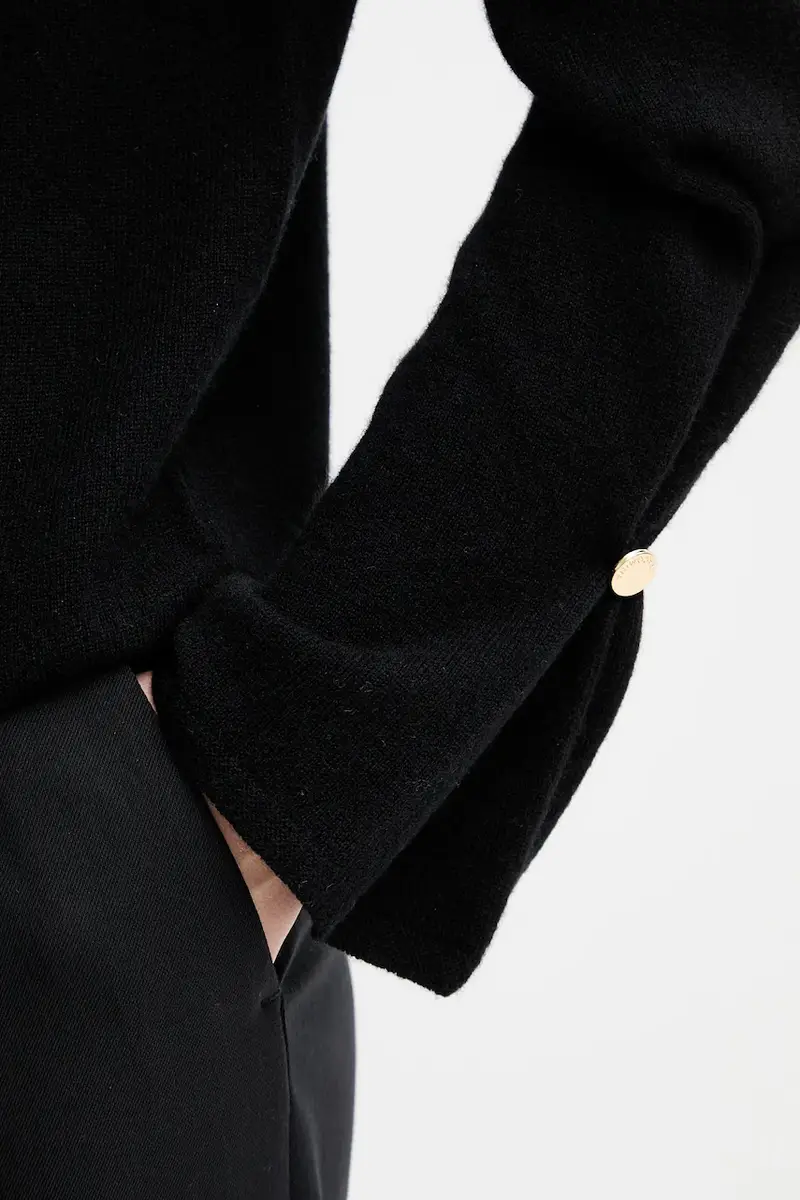 maglione in lana donna colore nero FR25WT7013K47301 miniatura 5