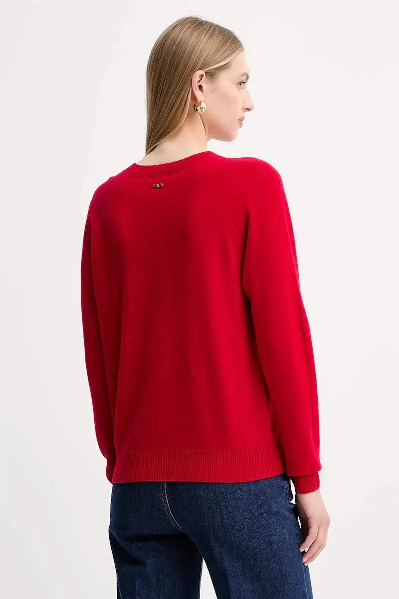 maglione in lana donna colore rosso FR25WT7012K47301 miniatura 3