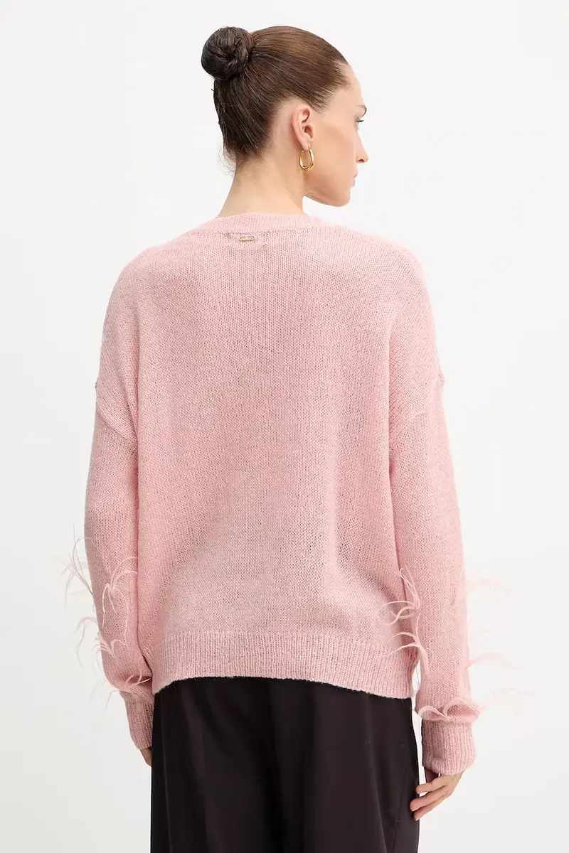 maglione in misto lana donna colore rosa FS25WT7011K50501 miniatura 3