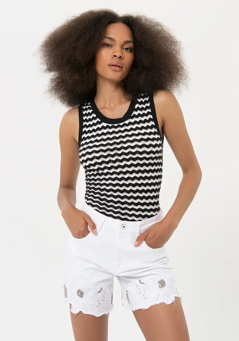 Pantaloncini regular in bull miniatura 2