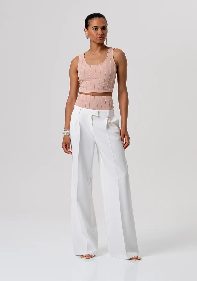 Pantalone flare a palazzo