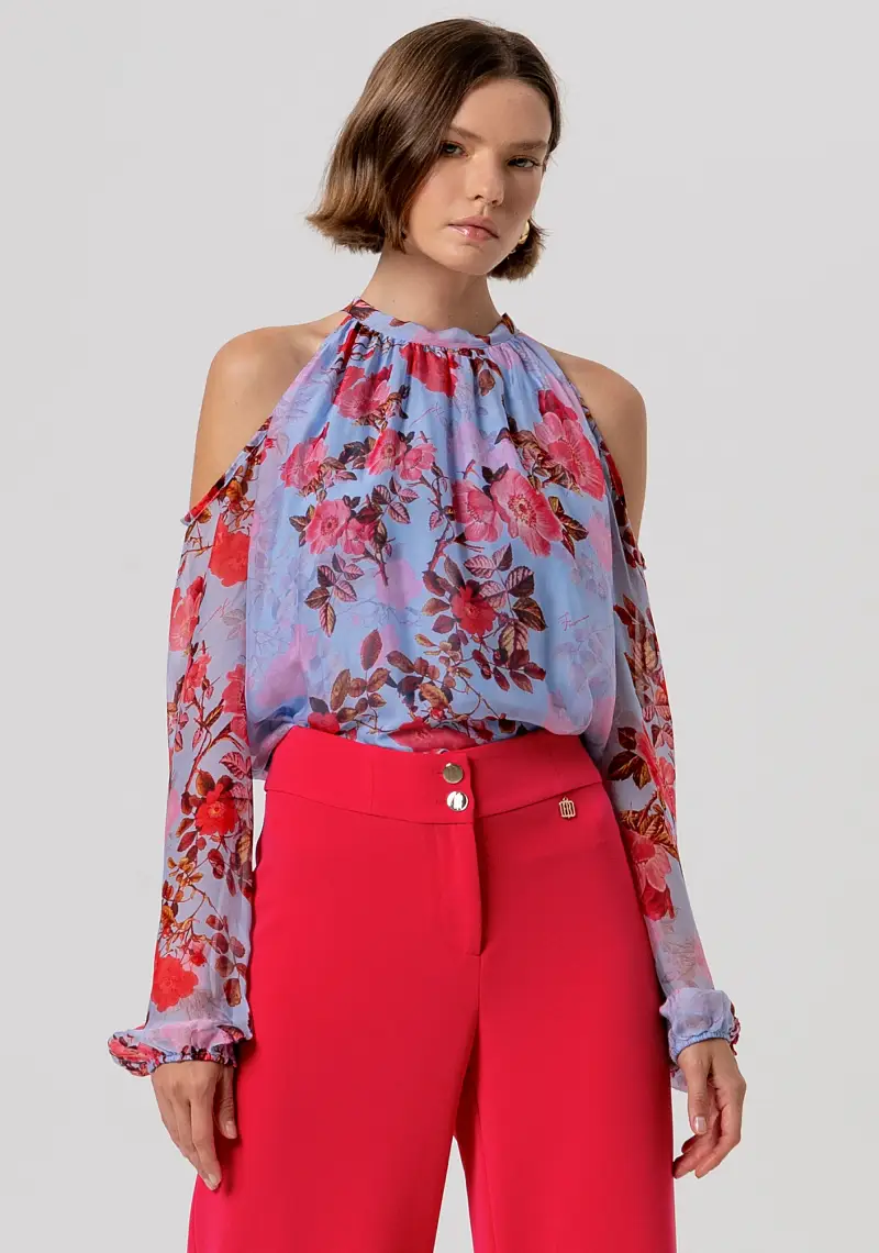 Pantalone flare a palazzo miniatura 2